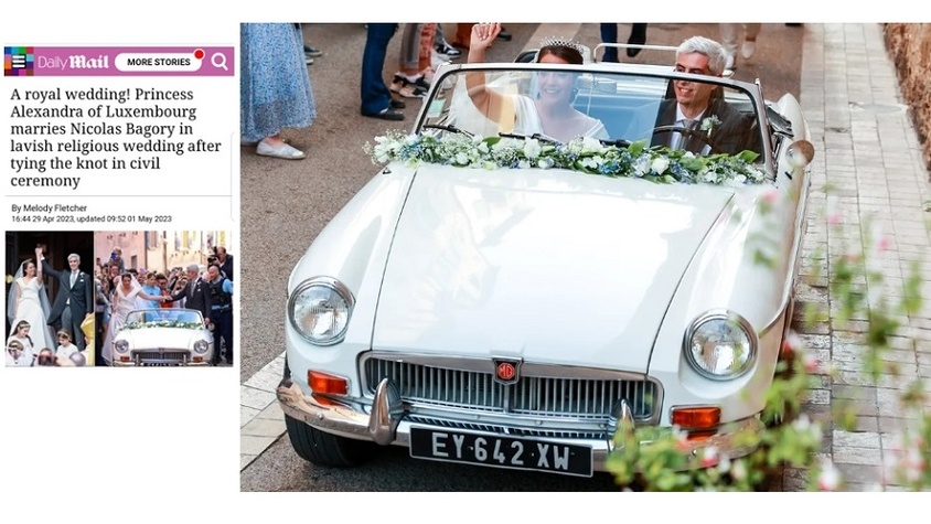 Location voiture mariage princier